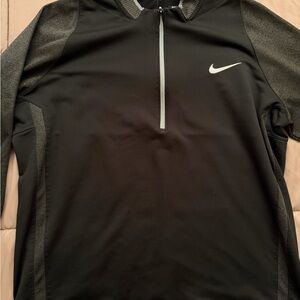 Nike Men's Black and Gray Performance Jacket
